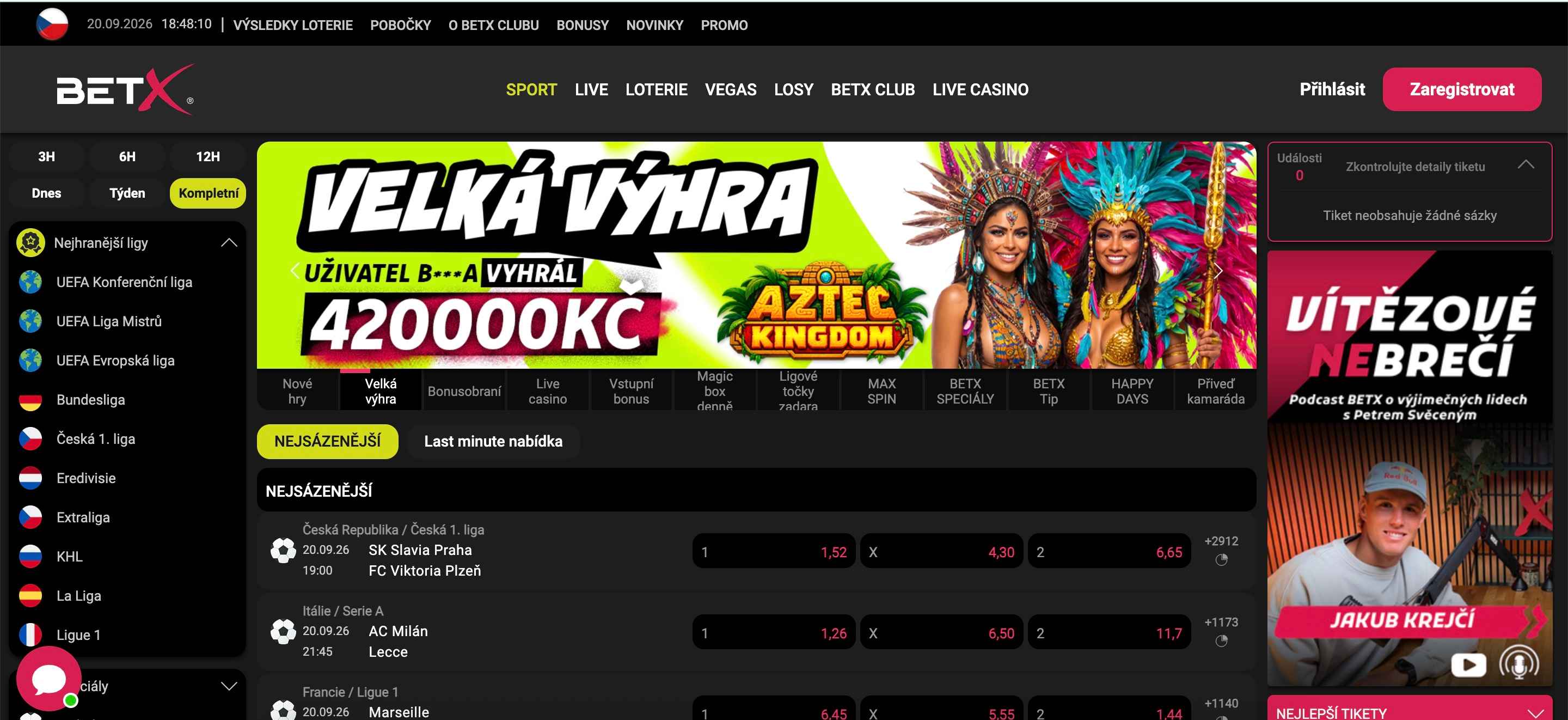 BETX casino – recenze (2026)